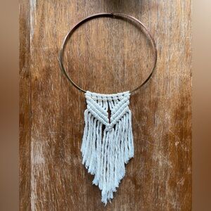 Macrame Necklace by @HalfwayHippieCA